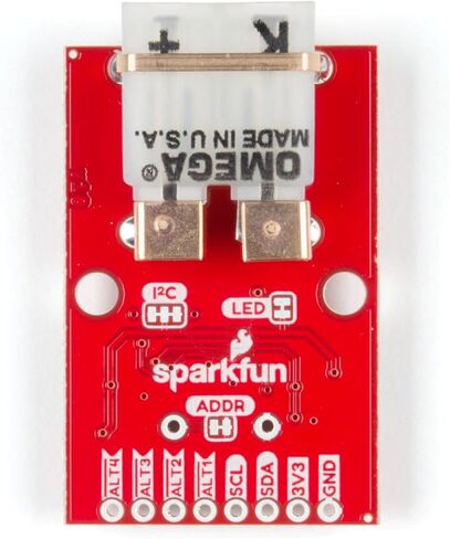 مضخم الصوت SparkFun Qwiic الحراري - MCP9600 (موصل PCC) - مستشعرات درجة الحرارة من النوع K-2، 4 تنبيهات لدرجة الحرارة قابلة للبرمجة، وصلة ADDR لعناوين I2C المتغيرة، موصل مستقطب JST ذو 4 سنون in Saudi Arabia