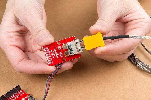 مضخم الصوت SparkFun Qwiic الحراري - MCP9600 (موصل PCC) - مستشعرات درجة الحرارة من النوع K-2، 4 تنبيهات لدرجة الحرارة قابلة للبرمجة، وصلة ADDR لعناوين I2C المتغيرة، موصل مستقطب JST ذو 4 سنون in Saudi Arabia