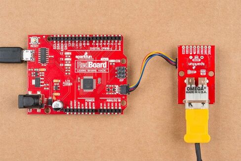 مضخم الصوت SparkFun Qwiic الحراري - MCP9600 (موصل PCC) - مستشعرات درجة الحرارة من النوع K-2، 4 تنبيهات لدرجة الحرارة قابلة للبرمجة، وصلة ADDR لعناوين I2C المتغيرة، موصل مستقطب JST ذو 4 سنون in Saudi Arabia