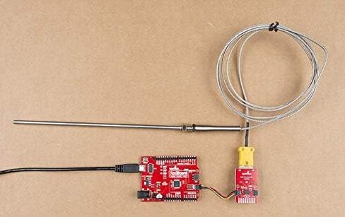مضخم الصوت SparkFun Qwiic الحراري - MCP9600 (موصل PCC) - مستشعرات درجة الحرارة من النوع K-2، 4 تنبيهات لدرجة الحرارة قابلة للبرمجة، وصلة ADDR لعناوين I2C المتغيرة، موصل مستقطب JST ذو 4 سنون in Saudi Arabia