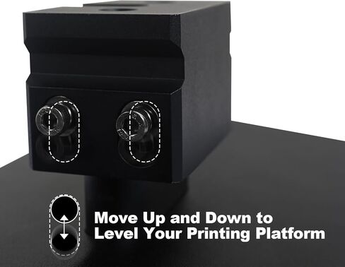 Printing Platform for Anycubic Photon Mono M5S / M5S Pro, Metal Build Plate for 3D Printer, Brushed Build Platform Bed with Anti-Slip Hexagon Socket Screws, 3D Printer Parts/Accessories Replacement in Saudi Arabia