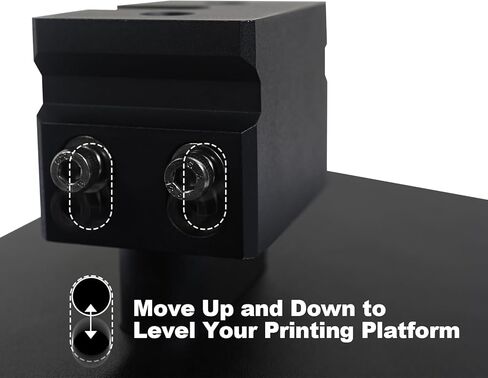 منصة طباعة لـ Anycubic Photon Mono M5S / M5S Pro، لوحة بناء معدنية للطابعة ثلاثية الأبعاد، سرير منصة بناء ناعم مع براغي مقبس سداسية مضادة للانزلاق، استبدال أجزاء/ملحقات الطابعة ثلاثية الأبعاد in Kuwait