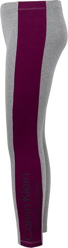 Calvin Klein Girls' Performance Leggings, Full Length Athletic Stretch Pants with Logo Design in Saudi Arabia