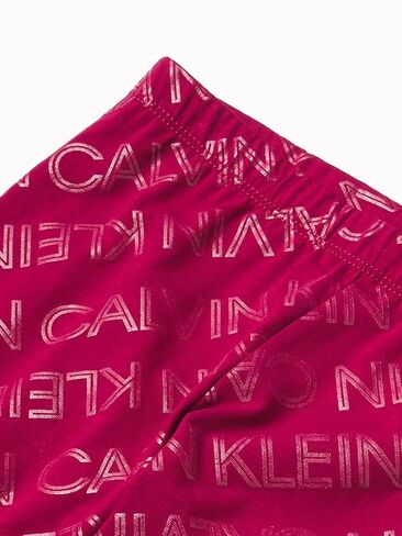 Calvin Klein Girls' Performance Leggings, Full Length Athletic Stretch Pants with Logo Design in Saudi Arabia