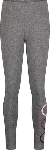 Calvin Klein Girls' Performance Leggings, Full Length Athletic Stretch Pants with Logo Design in Saudi Arabia