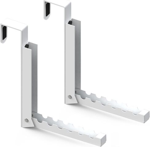 1 Pcs Over The Door Hooks Hanger,Folding Over Door Clothes Drying Laundry Rack Hooks for Hanging Clothes,Over Door Towel Racks with 6 Groves,Hanger for Clothes,Coats,Towels for Bedroom Bathroom -White in Saudi Arabia
