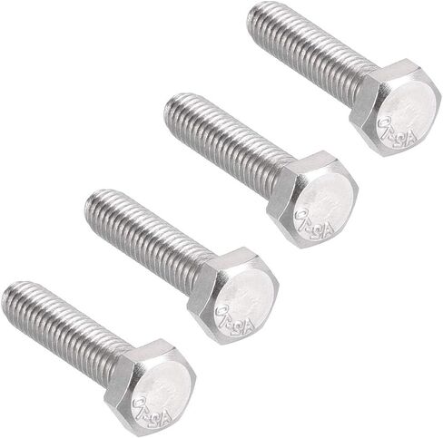 uxcell M6x16mm Hex Bolts 304 Stainless Steel Hexagon Left Hand Screw Bolt 4pcs in Saudi Arabia