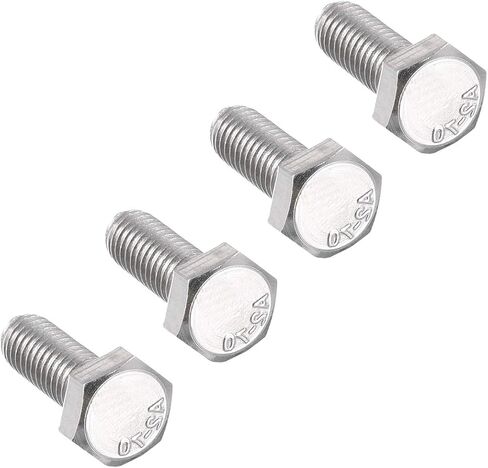 uxcell M6x16mm Hex Bolts 304 Stainless Steel Hexagon Left Hand Screw Bolt 4pcs in Saudi Arabia
