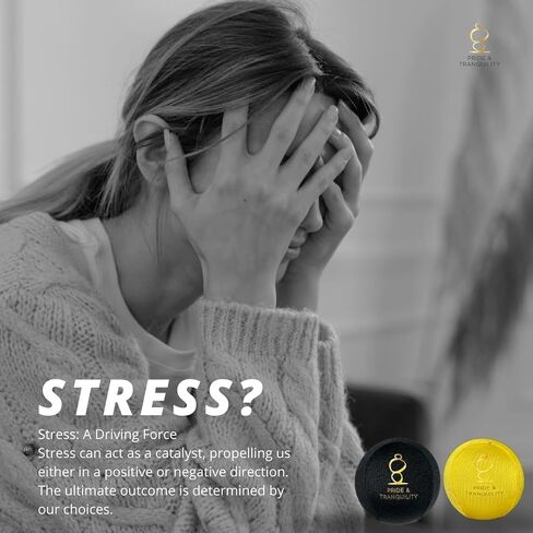 كرة الضغط برايد آند ترانكويليتي لعلاج اليد - كرات ضغط ثنائية الكثافة ومدرب قوة الإمساك للبالغين لتخفيف التوتر والقلق in Saudi Arabia
