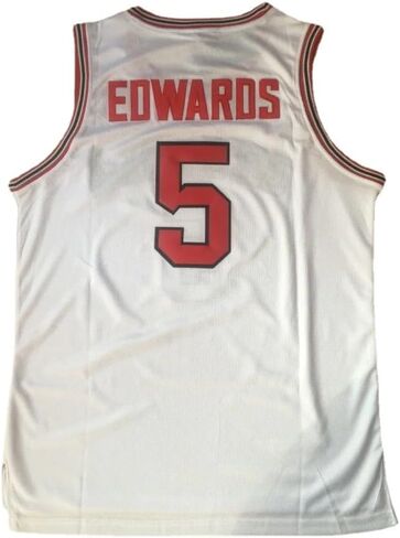Men's State College #5 Retro Vintage Throwback Basketball Jersey Embroidered White in Saudi Arabia