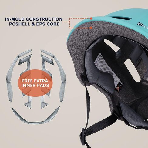 Adult Bike Helmet with Light - Dual Certified for Bicycle Scooter Skateboard Road Cycling Skating Helmet in Saudi Arabia