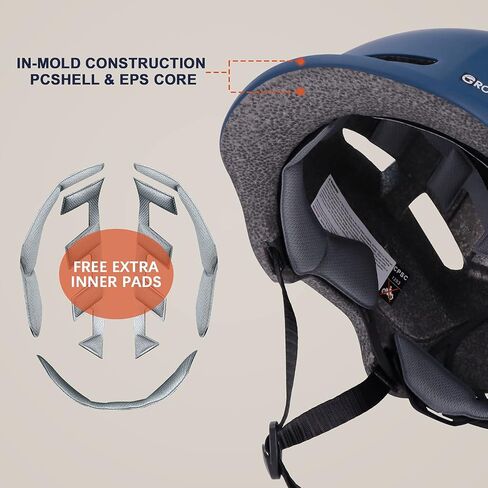 Adult Bike Helmet with Light - Dual Certified for Bicycle Scooter Skateboard Road Cycling Skating Helmet in Saudi Arabia