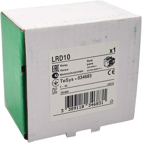 TeSys LRD10 مرحل حراري عند زيادة الحمل 4-6A مناسب للموصل LC1D09-38 in Saudi Arabia