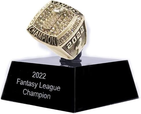 2022 Fantasy Football Ring Championship Ring Heavy FFL Champions Ring in Saudi Arabia