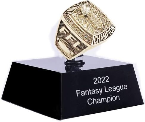 2022 Fantasy Football Ring Championship Ring Heavy FFL Champions Ring in Saudi Arabia