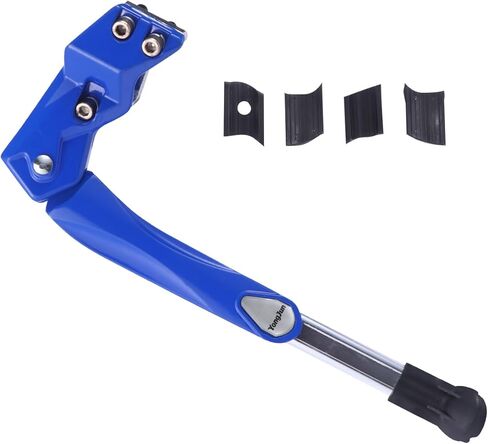Garneck Bike Kickstand Adjustable Rear Mount Kickstand Aluminum Alloy Bicycle Kickstand Bike Feet Support for Mountain Bike MTB (Black) in Saudi Arabia