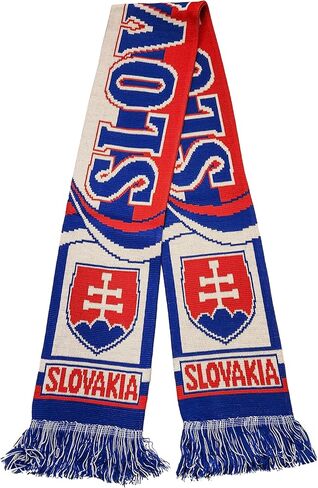 سلوفاكيا وشاح | وشاح مشجعي كرة القدم | نسيج أكريليك فاخر in Kuwait