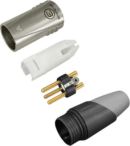 أفضل الكابلات في العالم وحدتين - قدمين - Canare L-4E6S، كابل توصيل XLR إلى TRS متوازن من Star Quad مع مقابس ستيريو E311 ذكر XLR وE502 TRS من Eminence Gold - مصنوع حسب الطلب in Saudi Arabia