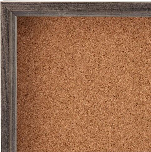 Towle Living Cork Board with 5 Push Pins for Home Office, Dorm Room, Bedroom, Kitchen, Classroom, Gray in Saudi Arabia
