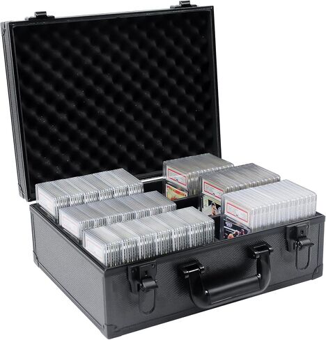 صندوق تخزين Toploader لـ Toploader مقاس 3 × 4 بوصة 35PT، صندوق تخزين البطاقات الرياضية مع فواصل، يناسب بطاقات التداول والبطاقات الرياضية (يحمل أكثر من 600 بطاقة تحميل علوية) in Saudi Arabia