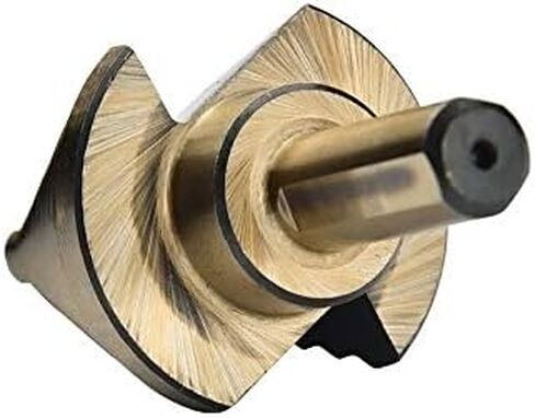 مجموعة رؤوس مثقاب من Meichoon 5 قطع 1/4-1-3/8" 3/16-7/8" 1/4-3/4" 1/8-1/2" 3/16-1/2"، بريطانية نظام مثقاب باغودا متعدد الوظائف على شكل مثلث مطلي بالتيتانيوم DC14 in Kuwait