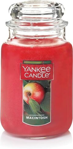 Yankee Candle 22-Ounce Jar Scented Candle, Large, Macintosh in Saudi Arabia