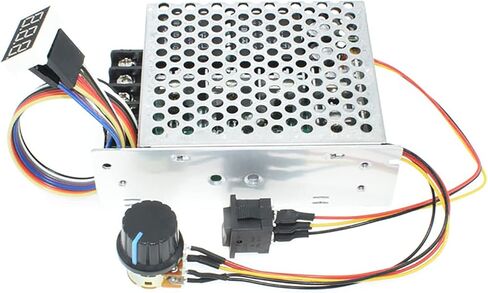 PWM DC Motor Speed Controller 10V-55V 40A Stepless DC Motor Speed Controller with Forward-Brake-Reverse Switch Ajustable Potentiometer &Digital Display in Kuwait
