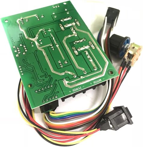 PWM DC Motor Speed Controller 10V-55V 40A Stepless DC Motor Speed Controller with Forward-Brake-Reverse Switch Ajustable Potentiometer &Digital Display in Kuwait