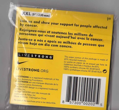 سوار معصم Livestrong الجديد - X-Large in Saudi Arabia