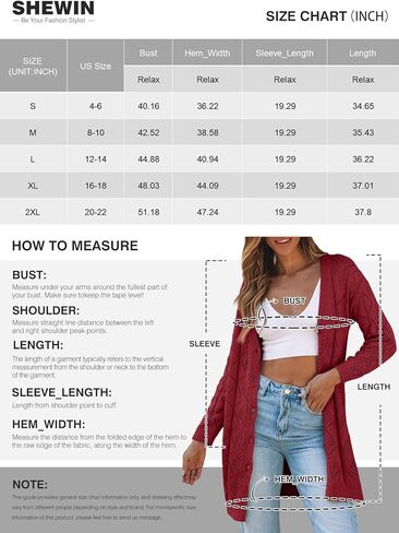 SHEWIN Women's Cardigan Sweaters Casual Lightweight Long Sleeve Open Front Crochet Cardigans Sweater in Kuwait