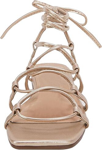 PiePieBuy Womens Lace up Strappy Sandals Criss-Cross Flat Gladiator Sandals Ankle Strap Square Toes Summer Shoes in Saudi Arabia