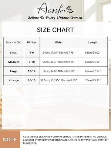 تنورة Aossfre النسائية ذات فتحة جانبية مضلعة ضيقة عالية الخصر كاجوال طويلة in Kuwait