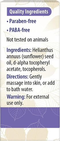 Carlson - E-Gem Oil Drops, 5000 IU Vitamin E, Moisturizes & Nourishes Skin, Skin & Bath Oil, 0.5 Fl Oz (Pack of 1) in Saudi Arabia