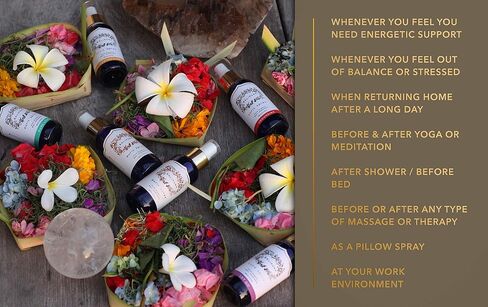 7 Aura Mist Sprays Gift Set - Cleansing Negative Energy - Infused with Chakra Healing Crystals & Essential Oils Blend, 3.4 fl.oz in Saudi Arabia