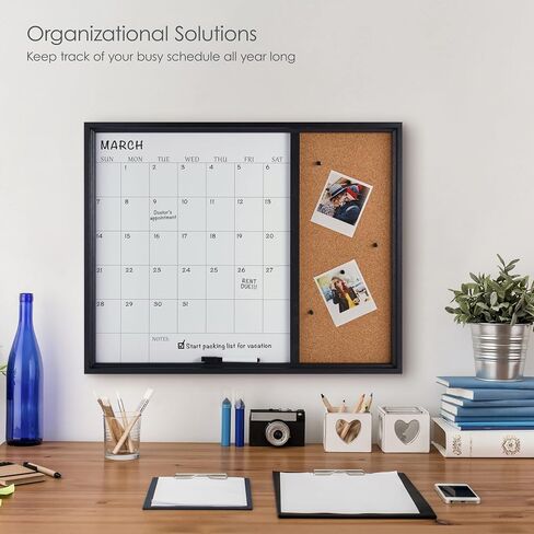 Towle Living Cork Board with 5 Push Pins for Home Office, Dorm Room, Bedroom, Kitchen, Classroom, Gray in Saudi Arabia