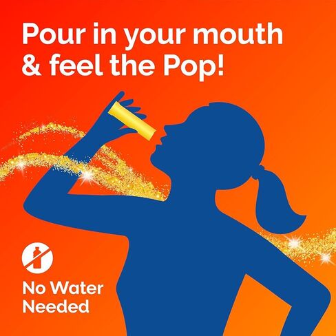 بلورات إيميرجين-سي، مكمل لدعم المناعة أثناء التنقل مع 500 مجم من فيتامين ج، وفيتامينات ب، والزنك والمنغنيز، وانفجار الفراولة، 28 عبوة لاصقة (عبوة من قطعتين) in Kuwait