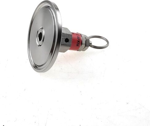 1.5" Tri Clamp And G1/4" Male Assembly Adjustable Pressure Relief Valve Stainless Steel SS304 Mini Spunding Valve with Lock,30psi Set Pressure,0-43.5psi Range in Saudi Arabia