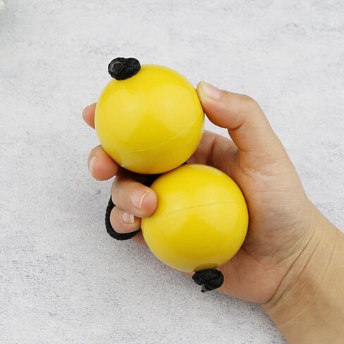 قطعتان من كرات Aslatuas الإيقاعية Kashaka، كرات هزازة يدوية من غرب أفريقيا لحفلات الأداء المسرحي، هزازات Aslatua للبالغين والمراهقين في الحفلات، العروض in Kuwait