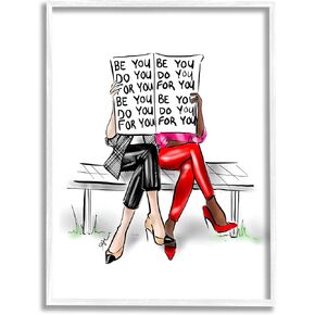 Stupell Industries Be You Confidence Phrase Framed Wall Art, Design by Alison Petrie