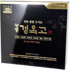 Kwang-Dong Kyung-Ok-Go Korean Nutritious Ginseng Tonic Individual Stick Pouches Gift Set (23.5g x 30 Stick Pouches) [광동제약 경옥고]
