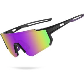 Polarized Sports Sunglasses for Men Women Youth Baseball Fishing Running Cycling Golf Trekking TAC Glasses