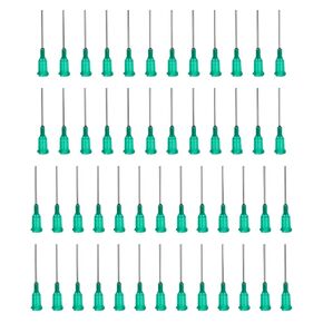 PATIKIL Blunt Tip Dispensing Needles 1 Inch, 100 Pcs 18G Industrial Liquid Dispenser Needle with Lure Lock for Refilling Liquid Inks Adhesive Glue
