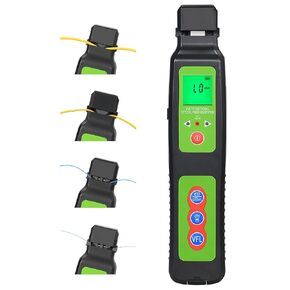 green A-40A live Fiber optic identifier All-in-one Built in visual fault locator 10KM and LED Light OFI Single Mode/Multi Mode Fiber Optic Cable identifier Detector FTTH Tool