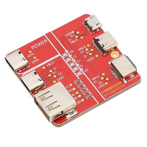 USB Cable Tester,3 in 1 Data Wire Test Fixture Accurate Type C Micro for IOS Interface, Fast Detection,Easy to Operate