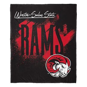 Northwest NCAA Winston-Salem State Rams Unisex-Adult Silk Touch Throw Blanket, 50" x 60", School Tradition