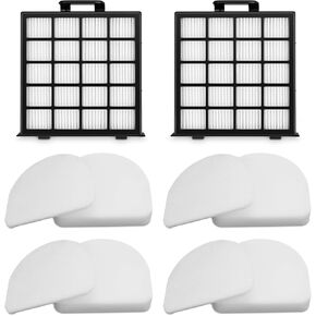YUEFENG Replacement filter for Shark Detect Pro Max Upright Vacuum AZ4000 AZ4002 AZ4000C - 2 PACK HEPA Filters+ 4 PACK Foam & Felt Filters