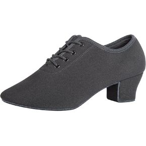 Linodes Women's Lace Up Practice Ballroom Shoes, Professional Latin Performance Dance Shoes