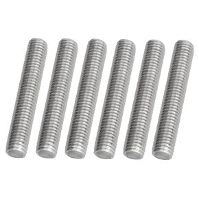 Threaded Rods M10 x 60mm, Fully Threaded Rod 304 Stainless Steel, Fully All Threaded Studs M10-1.5 Thread Pitch for Anchor Bolts, Clamps, Hangers, U-Bolts - 10Pcs