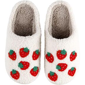 Womens Mens Slippers Retro Memory Foam Cute Cartoon Plush Fluffy Warm Fur Lined slippers Indoor House Home Winter Shoes in Kuwait