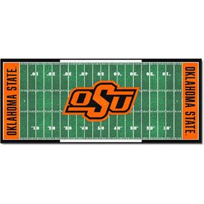 FANMATS 7557 NCAA - سجادة عداء ميداني لولاية أوكلاهوما كاوبويز - 76.2 سم. × 72 بوصة.